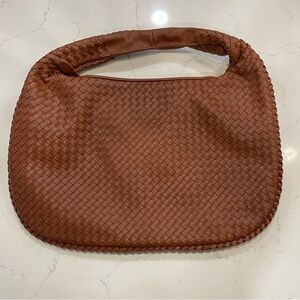 Purely Hand-woven bag Women Vegan Leather large capacity tote bag women handbag